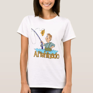 Funny Fishing Afishinado T-Shirt