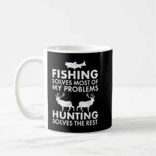 Funny Fishing And Hunting Gift Christmas Humour Hu Coffee Mug