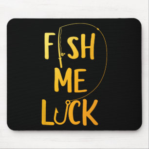 Funny Fishing Art For Men Boys Kids Fisherman Boat Mouse Mat