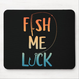 Funny Fishing Art For Men Boys Kids Fisherman Boat Mouse Mat