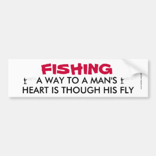Funny Fishing Bumper Sticker