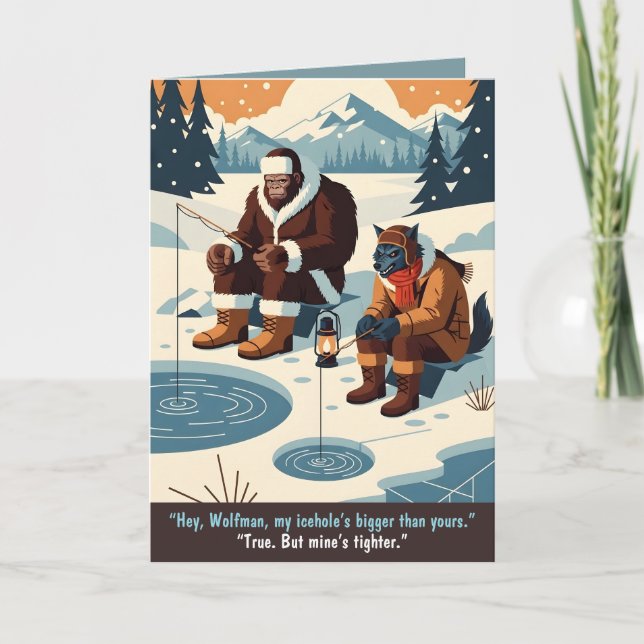 Funny Fishing Card (Front)