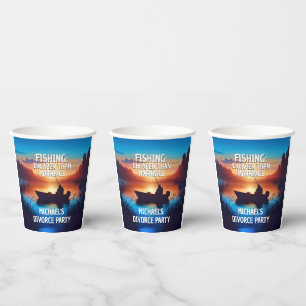Funny FISHING: Cheaper than Marriage Paper Cups