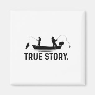 Funny Fishing Couple Men Women Magnet