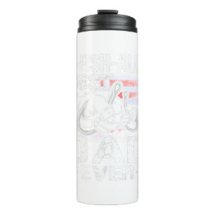 Funny Fishing Dad Fisherman Best Dad Ever Fish Man Thermal Tumbler