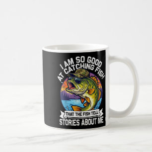 Funny Fishing Dad Men Funny Reel Cool Fish B Fishi Coffee Mug