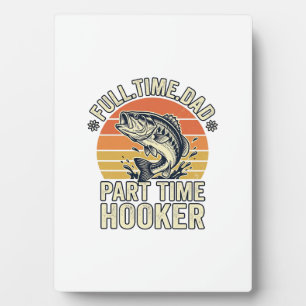 Funny Fishing Dad Vintage Bass Shirt Design (2)_1 Plaque