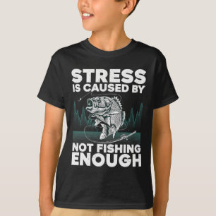 Funny Fishing Design For Men Women B Fly Fishing L T-Shirt