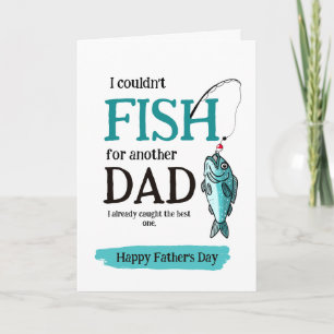 Funny Fishing Father's Day Card