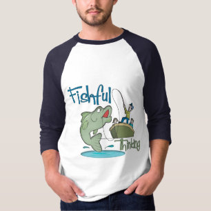 Funny Fishing - Fishful Thinking T-Shirt