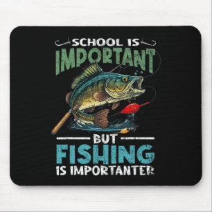 Funny Fishing For Boys Kids Youth Fish Saying B Fi Mouse Mat