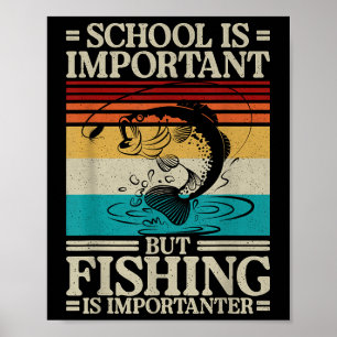 Funny Fishing For Boys Kids Youth Fish Saying B Fi Poster
