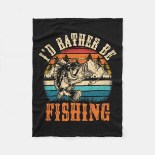 Funny Fishing For Men Women Boy Kids Funny B Dad F Fleece Blanket