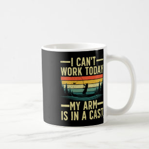 Funny Fishing For Men Women Fisherman Arm Cast Fis Coffee Mug