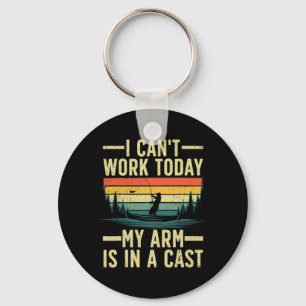 Funny Fishing For Men Women Fisherman Arm Cast Fis Key Ring
