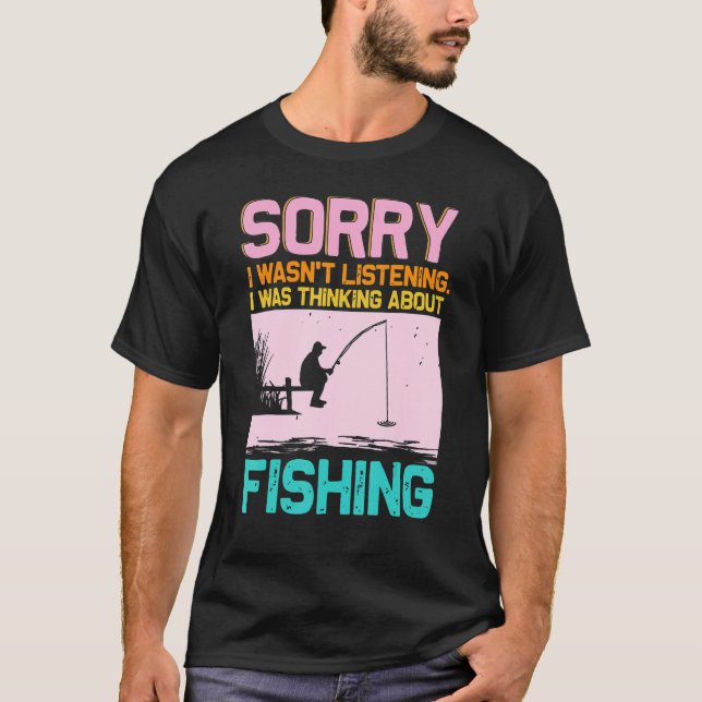 Funny Fishing For Men Women Trout Bass Fisherman V T-Shirt (Front)