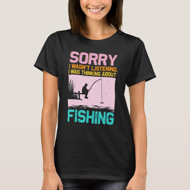 Funny Fishing For Men Women Trout Bass Fisherman V T-Shirt (Front)