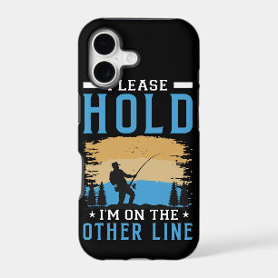 Funny fishing gift for dad please hold
