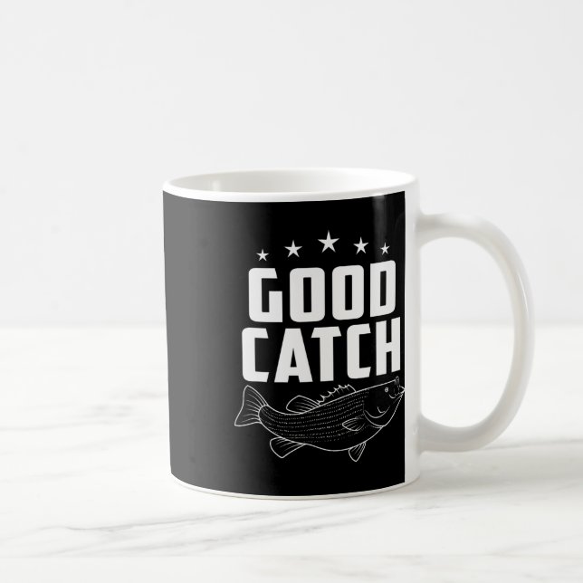 Funny Fishing Gifts Good Catch  Coffee Mug (Right)