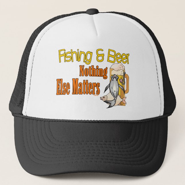 Funny Fishing Hat  Fishing Humour Fishing Cap (Front)