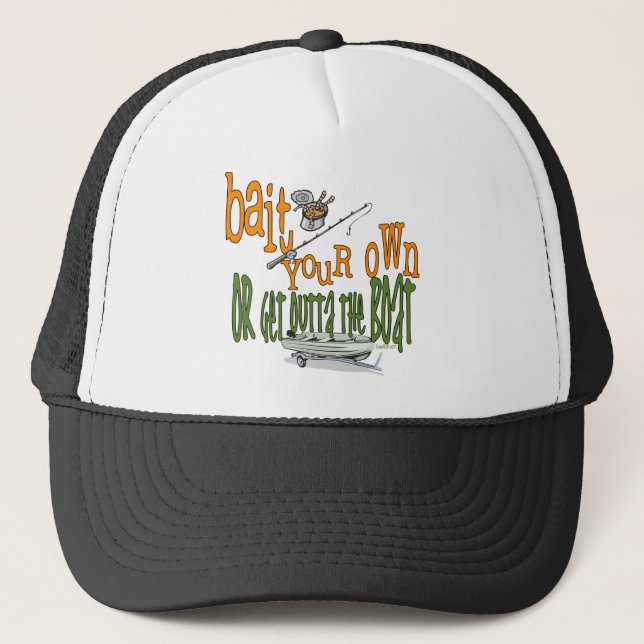 Funny Fishing Hat  Fishing Humour Fishing Cap (Front)