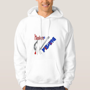 Funny Fishing Hooked On Fishing Hoodie