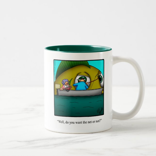 Funny Fishing Humour Mug Gift (Right)