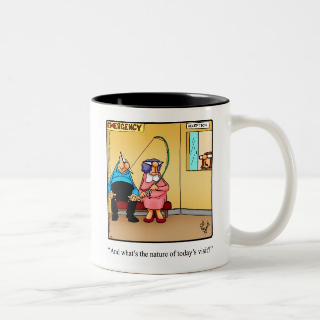 Funny Fishing Humour Mug Gift (Right)