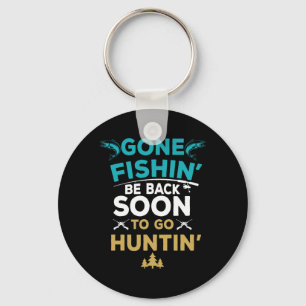 Funny Fishing Hunter Hunting Fisherman Gift Key Ring