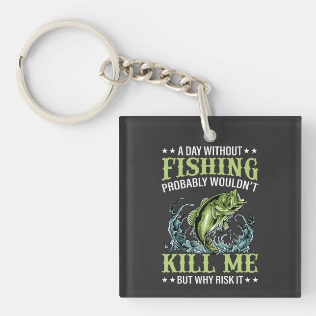 Funny Fishing Key Ring (Front)