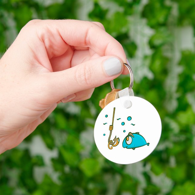 Funny Fishing Key Ring (Creator Uploaded)