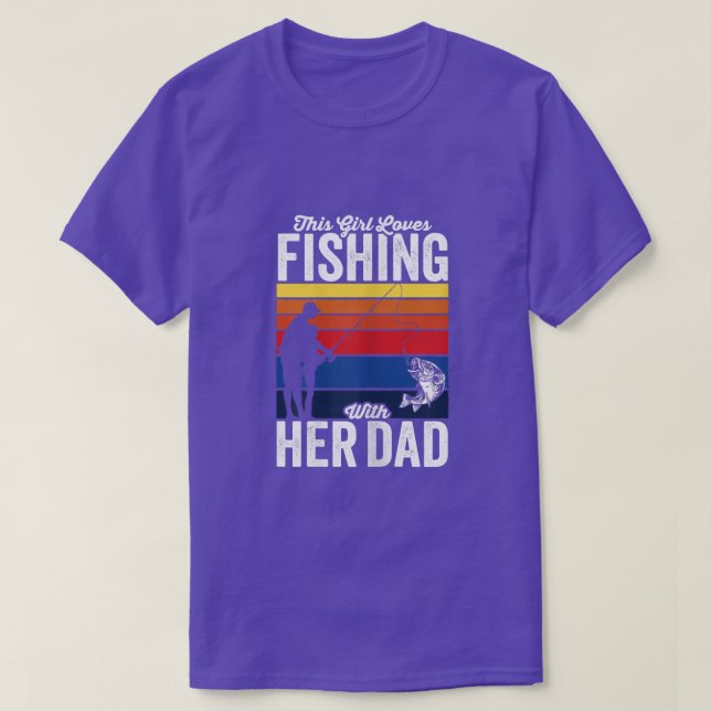 Funny Fishing Lover Graphic for Girls Fishing With T-Shirt (Design Front)