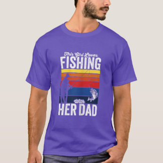 Funny Fishing Lover Graphic for Girls Fishing With T-Shirt