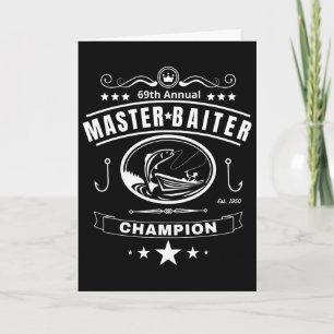 Funny Fishing Master Byiter Champion Men's Gift Card