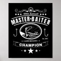 Funny Fishing Master Iter Champion Men's Gift 
