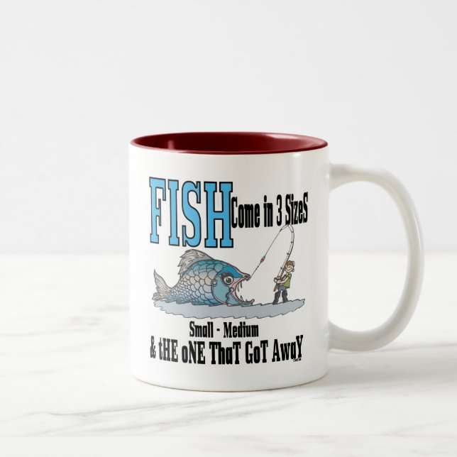 Funny Fishing Mug  Fishing Humour Fishing 3 Sizes (Right)