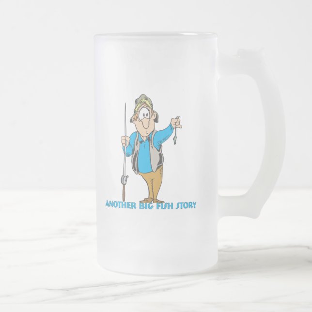 Funny Fishing Mug  Fishing Humour Fishing Big Fish (Right)