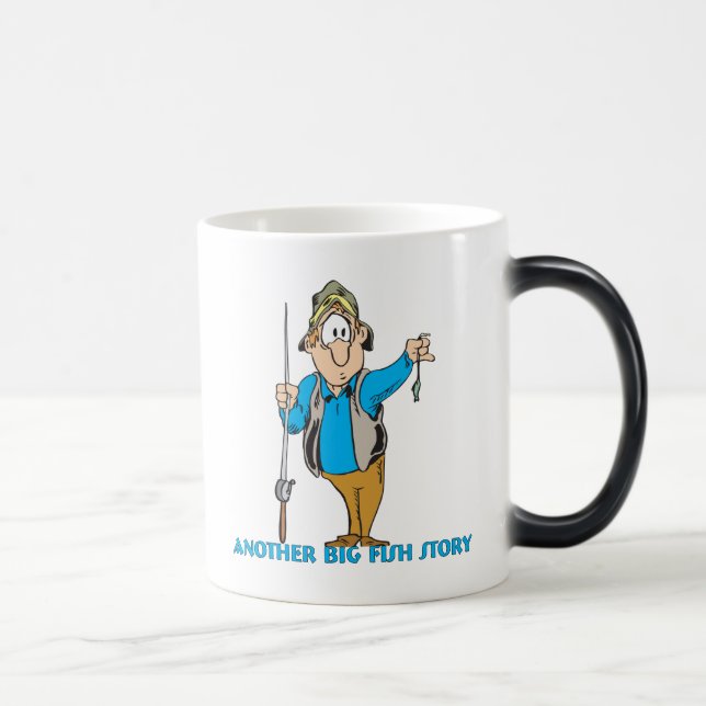 Funny Fishing Mug  Fishing Humour Fishing Big Fish (Right)