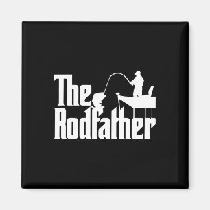 Funny Fishing Parody (the Rod Father) Magnet