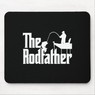 Funny Fishing Parody (the Rod Father) Mouse Mat