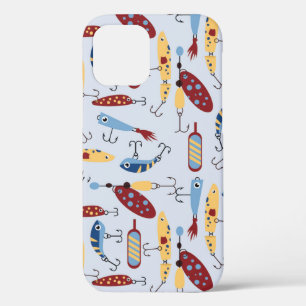 Funny fishing pattern for fishing lover iPhone 12 case