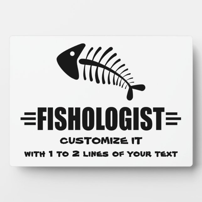 Funny Fishing Plaque (Front)