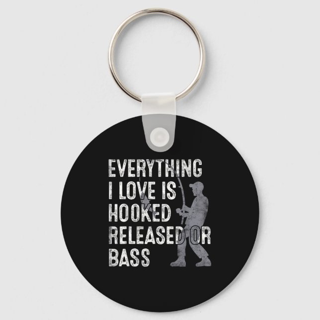 Funny Fishing Quote Humor Fisher Gift Dad Father A Key Ring (Front)