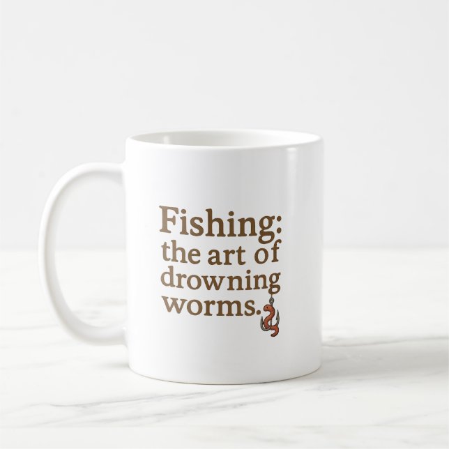 Funny Fishing Quote Mug (Left)