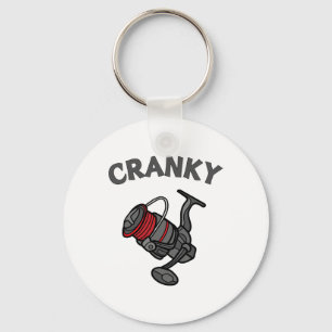 Funny Fishing Reel Pun Shirt For Fishermen Key Ring