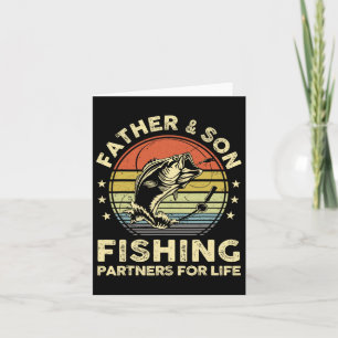 Funny Fishing-shirt Father Son Matching B Fish Dad Card