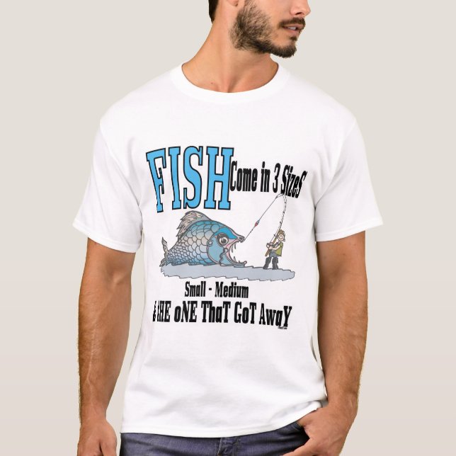 Funny Fishing Shirt Fishing Humour Fishing 3 Sizes (Front)