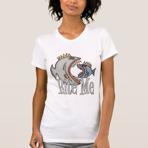 Funny Fishing Shirt Fishing Humour Fishing Bite Me