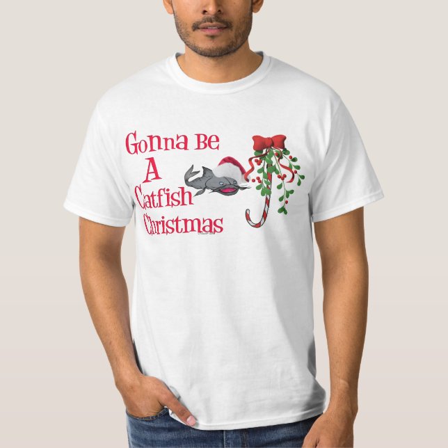 Funny Fishing Shirt Fishing Humour Fishing Catfish (Front)