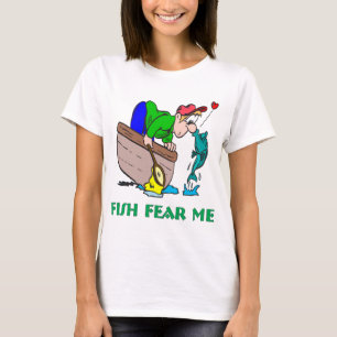 Funny Fishing Shirt Fishing Humour Fishing Fear